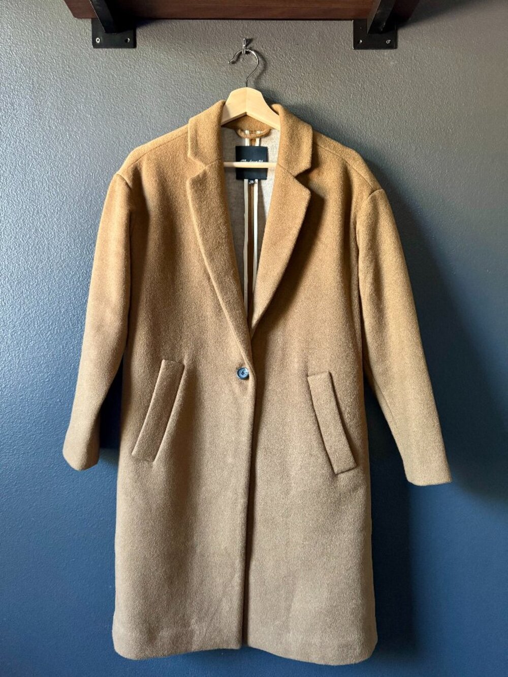 Madewell Long Camel Coat